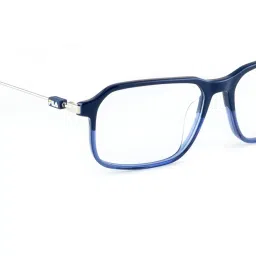 Fila Blue Rectangular Eye Frames for Men image 5