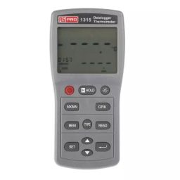 RS PRO 1315 Wired Digital Thermometer, E, J, K, N, R, S, T Probe, 1 Input(s), +1090 (J) °C, +1300 (N) °C, +1370 (K) °C, Model No 1232213-15