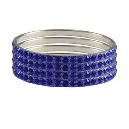 Vidhya Kangan Blue Brass Bangles-image-95