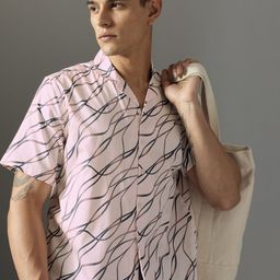 FCUK Printed Pure Cotton Casual Shirt-image-35