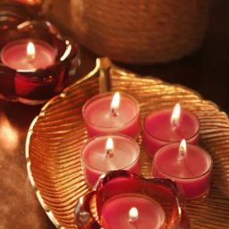 Pure Home and Living Red Tealight Candles - Set of 6-image-6