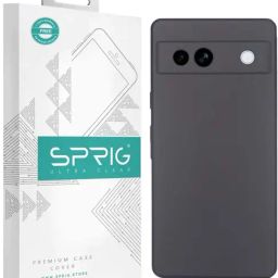 Sprig TPU Matte Back Cover for Google Pixel 7A 5G (Black)-picture-8