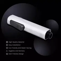 D&B BATHWARE ABS Chrome Finish Health Faucet with 1 m Hose and Holder, DB-TLTHF6654 image 2
