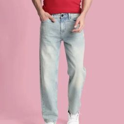 Bene Kleed Men Relaxed Fit Low Distress Heavy Fade Jeans-image-78