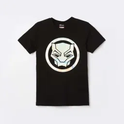 Fame Forever by Lifestyle Boys Black Cotton Printed T Shirt-picture-19