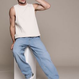 The Roadster Lifestyle Co. Men Bootcut Low-Rise Light Fade Jeans-image-78
