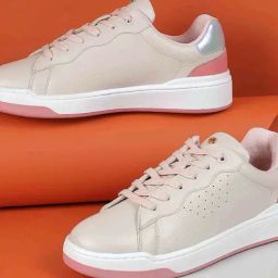 Metro Women's Peach Ankle High Sneakers-image-35