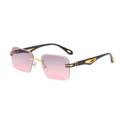 Ted Smith Pink Rectangular UV Protection Unisex Sunglasses-image-53