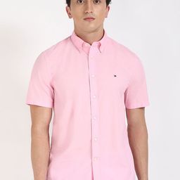 Tommy Hilfiger Men Classic Opaque Casual Shirt-image-39