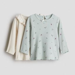 H&M 2-Pack Ribbed Jersey Tops-picture-41