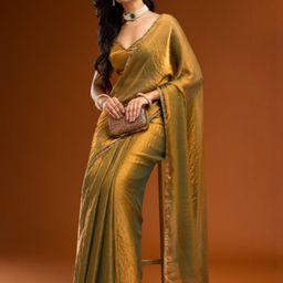 SHOPPKEE Silk Blend Banarasi Saree-image-8