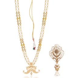 JIYANSHI FASHION Gold-Plated Alloy Jewellery Set-image-70