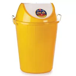 ARISTO 80 L Yellow Plastic Swing Lid Dustbin-image-44