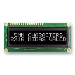 MIDAS DISPLAYS LCD, ALPHA-NUM, 16 X 2, WHITE, MC21605G12W-VNMLWS-image-7