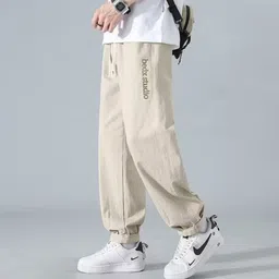 HERE&NOW Men Straight Fit Trousers-picture-11