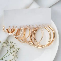 Joker & WItch Gold Hoop Paradiseen Hoop Earring-image-91