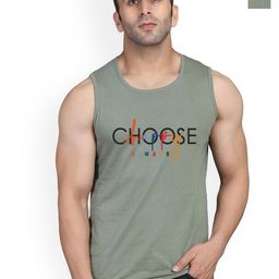 SLOWLORIS Pack Of 2 Printed Gym Vests VSL26 CMB(CHS LGTGREEN)(LOOK BLACKPEACOCK)-picture-41