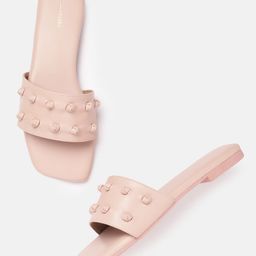 Van Heusen Women Open Toe Flats with Knot Detail-40