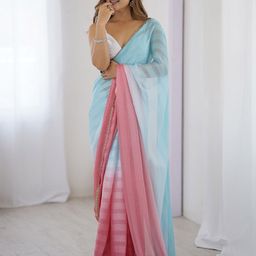 Mitera Ombre Satin Saree-picture-35