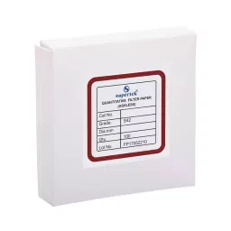 Supertek White Quantitative Filter Paper, Grade S42, Diameter 90 mm, FP-042-090 (Pack of 100) image 2