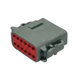 TE Connectivity Automotive Connector Housing, A Key, DTM, Plug, 12 Ways, DT Series Socket Contacts, DTM06-12S-27