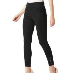 Miss Chase Black Cotton Mid Rise Jeggings-image-55