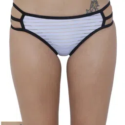 BASIICS by La Intimo Multicolor Striped Bikini Panty( Pack Of 2 )-image-14