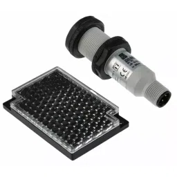 RS PRO Retroreflective Photoelectric Sensor Barrel Sensor 3 m Detection Range, 2043989-15