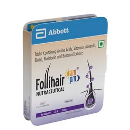 Follihair Keratin Production Am Pm Tablets - 20 Tablets-47