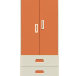Adona Adonica Wardrobe With 2 Drawers - Orange-image-98