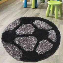 JARS Collections  Microfibre Anti Skid Football Shape Floor Door Mat - Multicolor-20