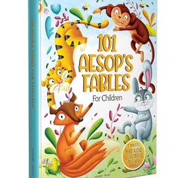 wonder house books 101 Aesops Fables For Children 5 Minutes Read Aloud Illustrated Tales With Morals Story Book - English-picture-17