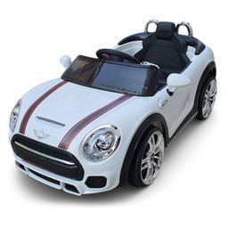 SRECAP Mini Coper Electric Ride on Car for Kids - White-image-39