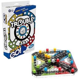 Hasbro Grab and Go Trouble Board Game - Multicolour-25