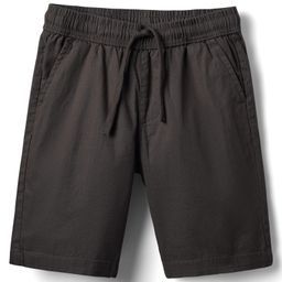 Pine Kids Cotton Woven Above Knee Length Solid Coloured Shorts-Grey-image-86