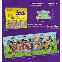 PLAYQID 17 in 1 Festivals of India and Heroic Knights The Castle Saviour Jigsaw Puzzles Multicolour - 43 Pieces image 2