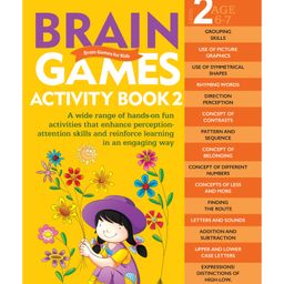 om books international Brain Games Activity Book Level 2 Set of 7 - English image 3