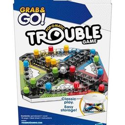 Hasbro Grab and Go Trouble Board Game - Multicolour image 3