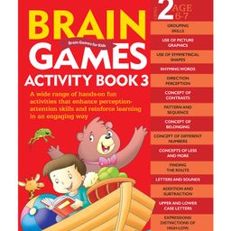 om books international Brain Games Activity Book Level 2 Set of 7 - English image 4