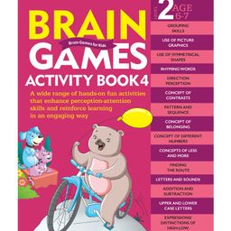 om books international Brain Games Activity Book Level 2 Set of 7 - English image 5