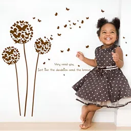 Asian royal Brown Butterfly Printed  Self Adhesive 3D Decals & Stickers-image-63