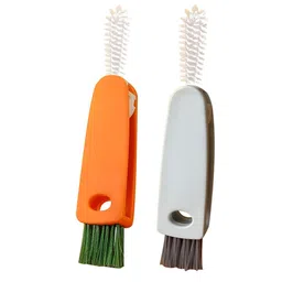 We3 Orange & Grey 2 piece Solid Plastic Bath Accessories Set-4