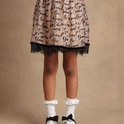 One Friday Girls Printed Flared Above Knee Skirts-picture-41