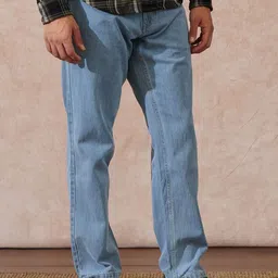 WROGN Men Comfort Relaxed Fit Mid-Rise Low Distress Jeans-image-95