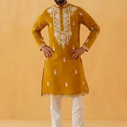 SOJANYA LUXE Men Embroidered Thread Work Kurta-picture-41