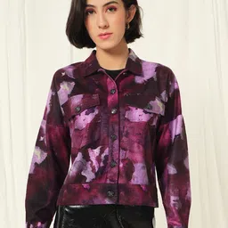 TANDUL Women Lightweight Tailored Jacket with Patchwork-image-40