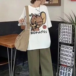 KPOP Women Printed T-shirt-image-86