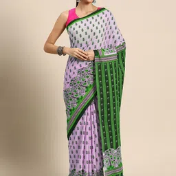 BUTA BUTI Floral Pure Cotton Saree-picture-10