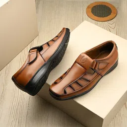 Vellinto Men Ethnic Shoe-Style Sandals-image-41