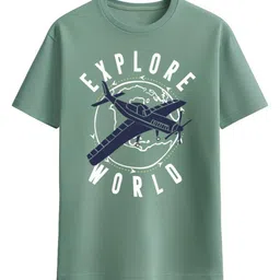 Toodle Plus Unisex Printed Extended Sleeves Applique T-shirt-image-86